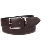 Tommy Hilfiger Big Boys Reversible Dress Belt with Logo Buckle