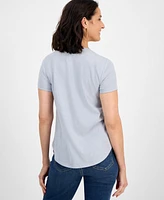 Style & Co Women's Crewneck Graphic T-Shirt, Exclusively at Macy's