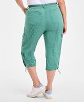Style & Co Plus Cargo Capri Pants, Exclusively at Macy's