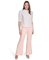 Tommy Hilfiger Women's Striped Button-Front Shirt