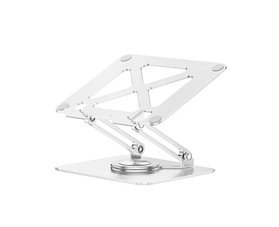 Urmust 360° Rotating Laptop Stand for Desk | Ergonomic Adjustable Aluminum Riser Holder, Fits 10-16" Laptops & Notebooks