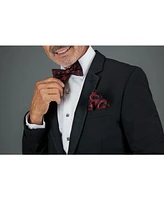 Trafalgar Men's Christian the Romantic Brocade Silk Pocket Square