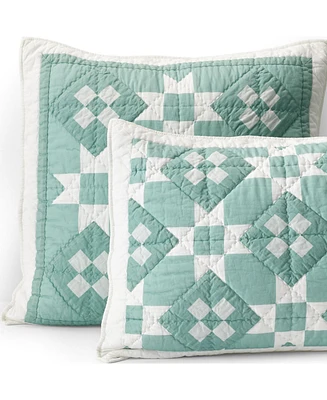 Lands' End Barn Star Quilt Sham