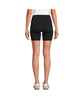 Lands' End Women's Active High Impact 7" Pocket Bike Shorts