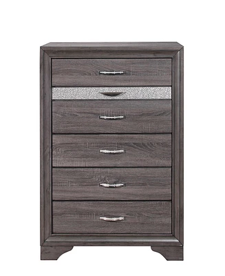 Modern Six-Drawer Dresser with Smooth Glide Drawers for Small Spaces