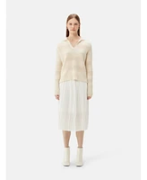 Gobi Cashmere Women's Mixed Pattern Polo