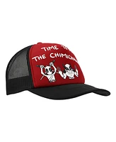Marvel Men's Deadpool & Wolverine Time To Make The Chimichanga Red & Black Trucker Hat