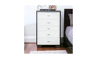 Sturdy Five-Drawer Chest for Closet Bedroom or Guest Room