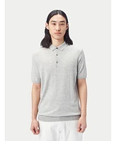 Gobi Cashmere Men's Cashmere Silk Polo Shirt