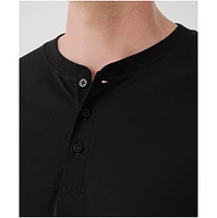 Pact Men's Organic Cotton Softspun Long Sleeve Henley