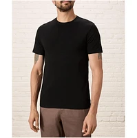 Pact Men's Organic Cotton Luxe Stretch Jersey Slim Crew Neck Tee