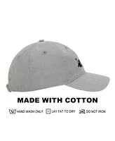 Disney Men's Lion King Simba Timon & Pumba Silhouettes Gray Unstructured Baseball Cap
