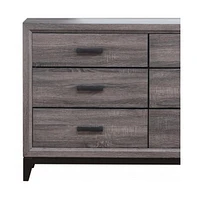 Functional Manufactured Wood Six-Drawer Chest for Closet or Guest Room