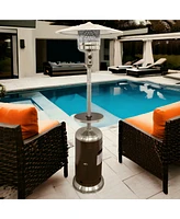 Freestanding 48000 Btu Propane Patio Heater with Steel Construction