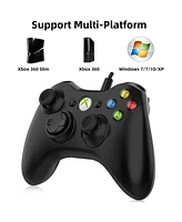 Wired Pc Game Controller Joystick Gamepad Double Motor Vibration for Xbox 360 & Pc Windows