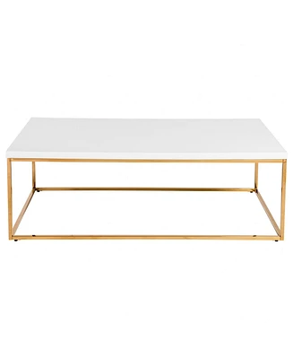 Metal Coffee Table for Modern Living Room or Office Decor