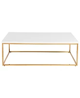 Metal Coffee Table for Modern Living Room or Office Decor