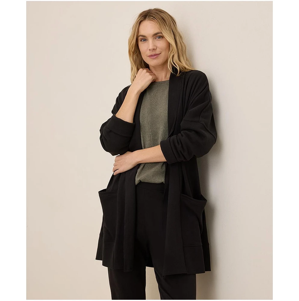 Pact Women's Organic Cotton Airplane Wrap Cardigan