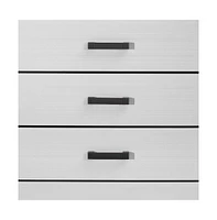Solid Wood Five-Drawer Chest for Bedroom Storage and Organization