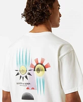Scotch & Soda Men's Front and Back Artwork T-Shirt