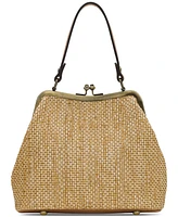 Patricia Nash Laureana Small Raffia Kisslock Bag with Scarf