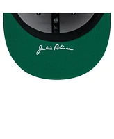 New Era Men's Navy Atlanta Braves 2025 Jackie Robinson Day Retro crown 59FIFTY Unstructured Hat