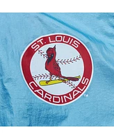 Mitchell & Ness Men's Light Blue St. Louis Cardinals Team Og 2.0 Anorak Half-Zip Windbreaker Hoodie Jacket