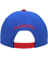 Mitchell & Ness Men's Royal/Red La Clippers Hardwood Classics Essentials 2.0 Snapback Hat