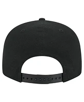 New Era Men's Black Chicago Bears Adventure Canvas Split Panel 9FIFTY Snapback Hat