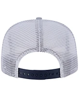 New Era Men's Gray/Navy Dallas Cowboys Throwback Dye Golfer Snapback Hat