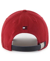 '47 Brand Men's x Tommy Hilfiger Red/Navy Chicago Bulls Courtside Cleanup Adjustable Hat