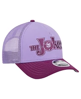 New Era Men's Purple Joker Tonal 9FORTY Adjustable Trucker Hat