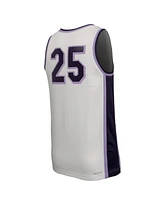 Nike Men's White Kansas State Wildcats 25 Retro Replica Basketball Jersey