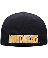 Top of the World Men's Black Appalachian State Mountaineers Reflex Two-Tone Flex Hat