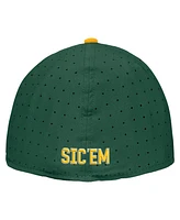 Nike Men's Green Baylor Bears On-Field True Performance Baseball Fitted Hat