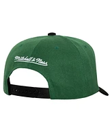 Mitchell & Ness Men's Green/Black Dallas Mavericks Under Arch Two-Tone Pro Crown Snapback Hat