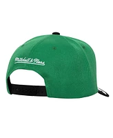 Mitchell & Ness Men's Kelly Green/Black Dallas Stars Under Arch Two-Tone Pro Crown Snapback Hat