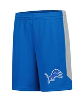 Outerstuff Big Boys and Girls Blue Detroit Lions Fashion Shorts