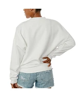 Gameday Couture Women's White Philadelphia Eagles Take A Holiday Pullover Sweatshirt