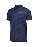FootJoy Men's Navy The Players ProDry Bounce Print Stretch Pique Polo Shirt