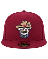 New Era Men's Burgundy Frisco RoughRiders Authentic Collection 59FIFTY Hat