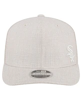 New Era Men's Light Beige Chicago White Sox Flawless 9SEVENTY Stretch Snap Hat