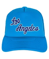 Mitchell & Ness Big Boys and Girls Light Blue Los Angeles Lakers Core Evergreen Trucker Adjustable Hat