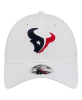 New Era Men's White Houston Texans Active Ripstop 9TWENTY Stretch-Snap Hat