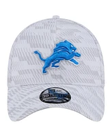 New Era Men's White Detroit Lions Gameday Graded 39THIRTY Flex Hat