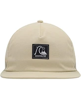 Quiksilver Men's Oatmeal Checked Out Snapback Hat