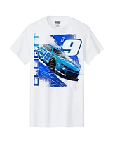 Hendrick Motorsports Team Collection Men's White Chase Elliott Amazon Car T-Shirt