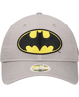 New Era Women's Gray Batman 9TWENTY Adjustable Hat