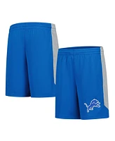 Outerstuff Big Boys and Girls Blue Detroit Lions Fashion Shorts