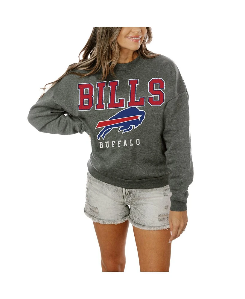 Gameday Couture Women's Charcoal Buffalo Bills Bring The Energy Pullover Sweatshirt